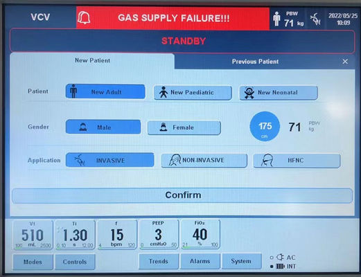 성인을 위한 Icu 실 시리우스메드 통풍기 포터블 전기